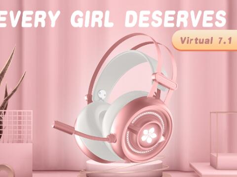 New Arrivals 2021 gaming headset for girl W263